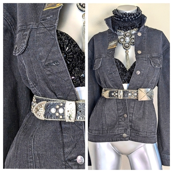 LEE Denim Relaxed Fit Button Down Cotton Blend & Spandex Jacket - Picture 3 of 15
